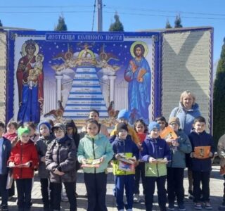 В приходе побывали  ученики  первого класса из школы в селе Кривское